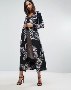 Легкое пальто с цветочным принтом Missguided - Мульти