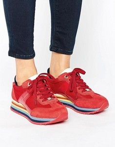 Красные кроссовки Tommy Hilfiger - Красный