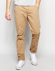 Свинцово-серые узкие чиносы Blend Twister - Серый