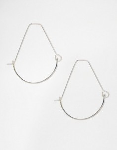 Серьги-кольца ASOS - Серебряный