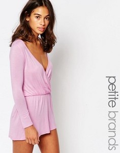 Трикотажный комбинезон Boohoo Petite - Розовый