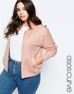 Бомбер ASOS CURVE - Розовый