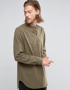 Зеленая джинсовая куртка классического кроя ASOS - Зеленый
