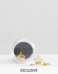 Горшочки для дизайна ногтей WAH London &amp; ASOS - золотистая корона - Золотой