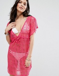 Ажурное платье Dorina Fiji - Розовый