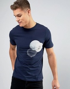 Футболка с принтом Jack &amp; Jones Premium - Темно-синий