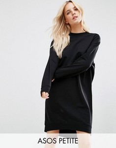 Трикотажное платье ASOS PETITE - Черный
