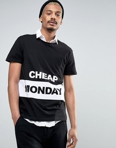 Футболка с логотипом Cheap Monday - Черный