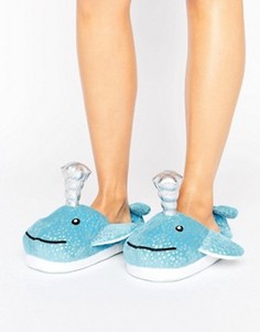 Слиперы в виде китов ASOS NESSIE - Синий