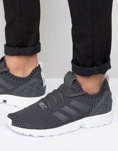 Серые кроссовки adidas Originals ZX Flux - Серый