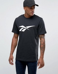 Черная футболка Reebok Vector BK6573 - Черный