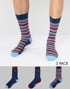 3 пары носков в полоску и горошек Original Penguin - Мульти