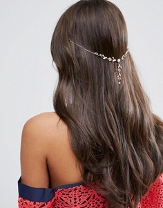 Украшение для волос с цветами ASOS Occasion - Медный