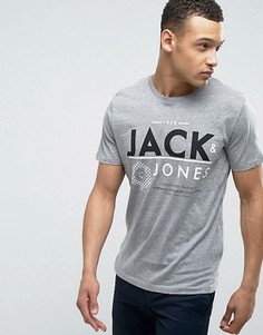 Футболка с логотипом Jack &amp; Jones - Серый