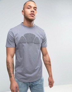 Футболка с махровым логотипом Ellesse Italia - Серый