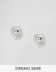 Серебрянные серьги-подвески ASOS - Серебряный