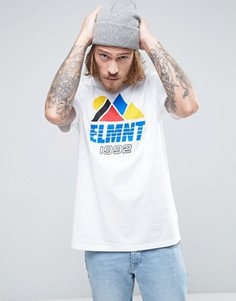 Белая футболка с логотипом Element Angles - Белый