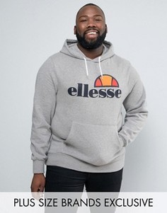 Худи с классическим логотипом Ellesse PLUS - Серый