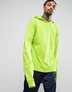 Зеленый oversize-лонгслив с супердлинными рукавами ASOS - Зеленый