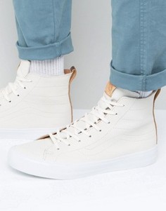 Высокие кеды из премиум-кожи Vans Sk8-HI Decon California - Белый