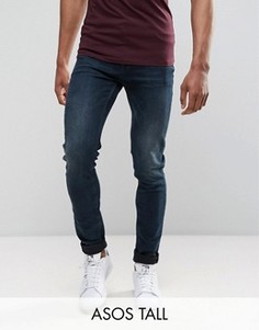 Синие джинсы скинни ASOS TALL - Синий