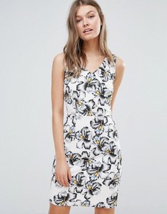 Цельнокройное платье с принтом Sugarhill Boutique Capri - Белый