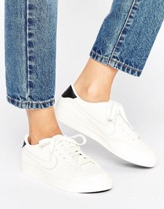Кремовые фактурные кроссовки Nike All Court 2 - Кремовый