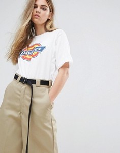 Футболка бойфренда с логотипом Dickies - Белый