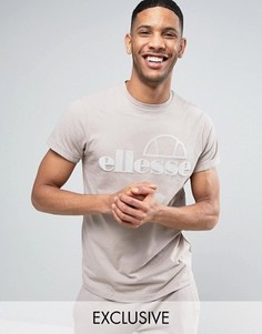 Футболка асимметричной длины Ellesse - Stone