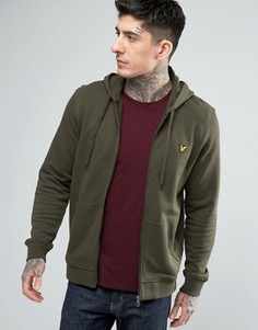 Худи на молнии Lyle &amp; Scott - Зеленый