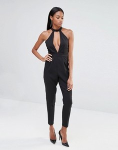 Комбинезон с разрезом спереди Missguided - Черный
