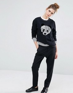 Прямые брюки Sportmax Code - Черный
