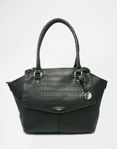 Сумка-тоут с эффектом крокодиловой кожи Fiorelli - Черный