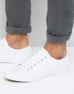 Кожаные кеды Fred Perry Kingston - Белый