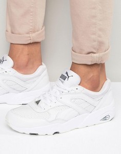 Кожаные кроссовки Puma R698 - Белый