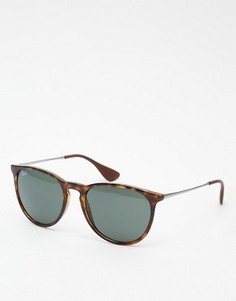 Круглые солнцезащитные очки Ray-Ban Erika 0RB4171 - Коричневый