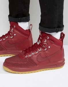 Красные кроссовки Nike Lunar Force 1 Duckboot 805899-600 - Красный