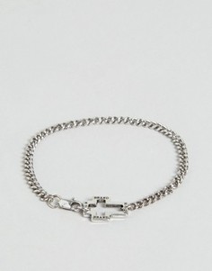 Серебристый браслет-цепочка Icon Brand - Серебряный