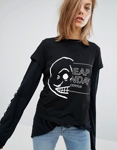 Футболка с логотипом Cheap Monday - Черный