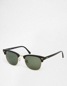 Солнцезащитные очки клабмастер Ray-Ban 0RB3016 W0365 49 - Черный