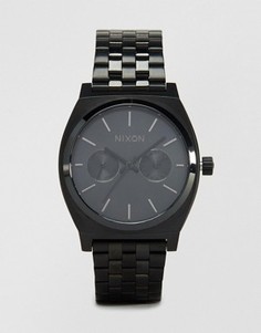 Черные наручные часы Nixon Time Teller Deluxe - Черный