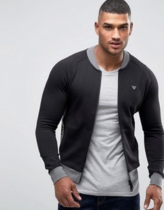 Спортивная куртка с контрастными вставками Armani Jeans - Черный