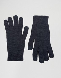 Синие перчатки для сенсорных гаджетов ASOS - Синий