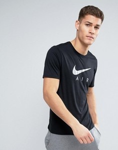 Черная футболка с логотипом Nike Air 834692-010 - Черный