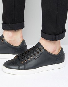 Черные кожаные кроссовки Ben Sherman Tredegar - Черный