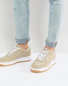 Желто-коричневые кроссовки Nike Air Force 1 315122-214 - Рыжий