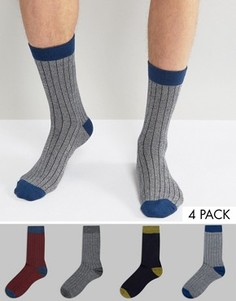 Комплект из 4 пар носков Jack & Jones - Мульти