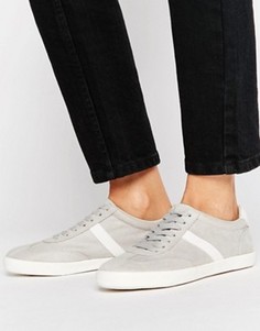 Полосатые кроссовки со шнурками ASOS DELPHINE - Серый