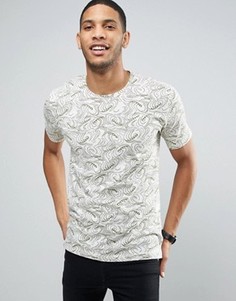 Футболка со сплошным принтом Only &amp; Sons - Зеленый