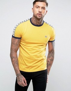 Золотистая футболка Fred Perry Sports Authentic - Золотой